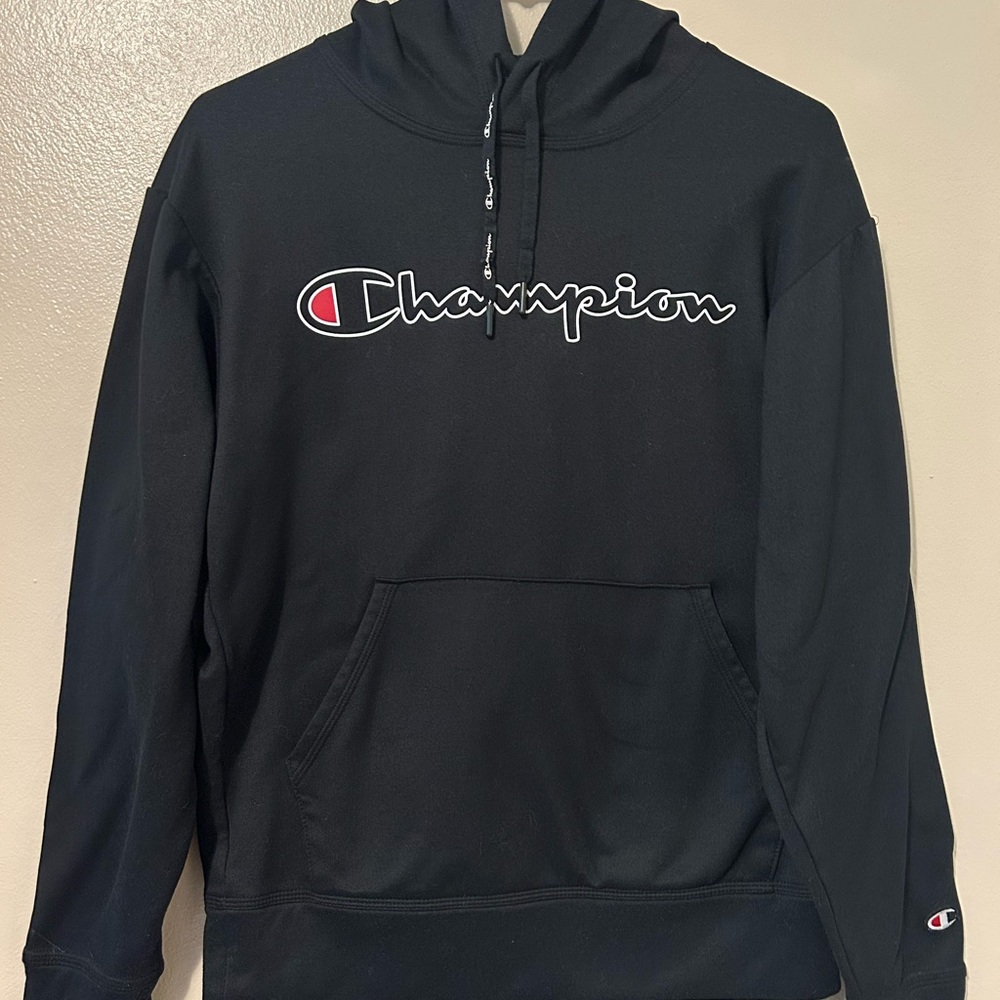 Champion Classic Full Script Logo Hoodie
